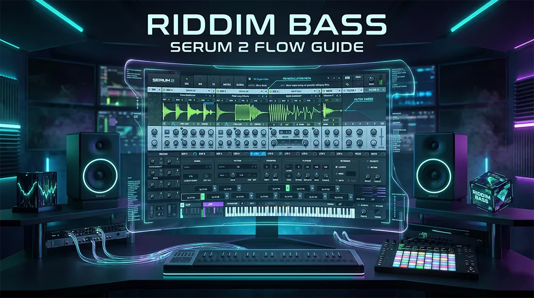 How To Make Riddim Bass In Serum 2: 2026 Flow & Square Bass Guide