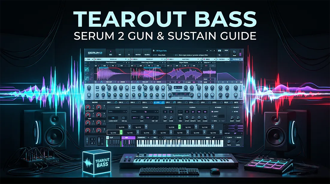 How To Make Tearout Dubstep Bass In Serum 2: 2026 Gun Bass & Sustain Guide
