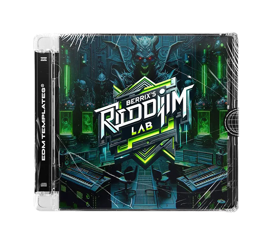 EDM Templates x Berrix Riddim Lab Sample x Xfer Serum Preset x Phase Plant Preset Dubstep Pack