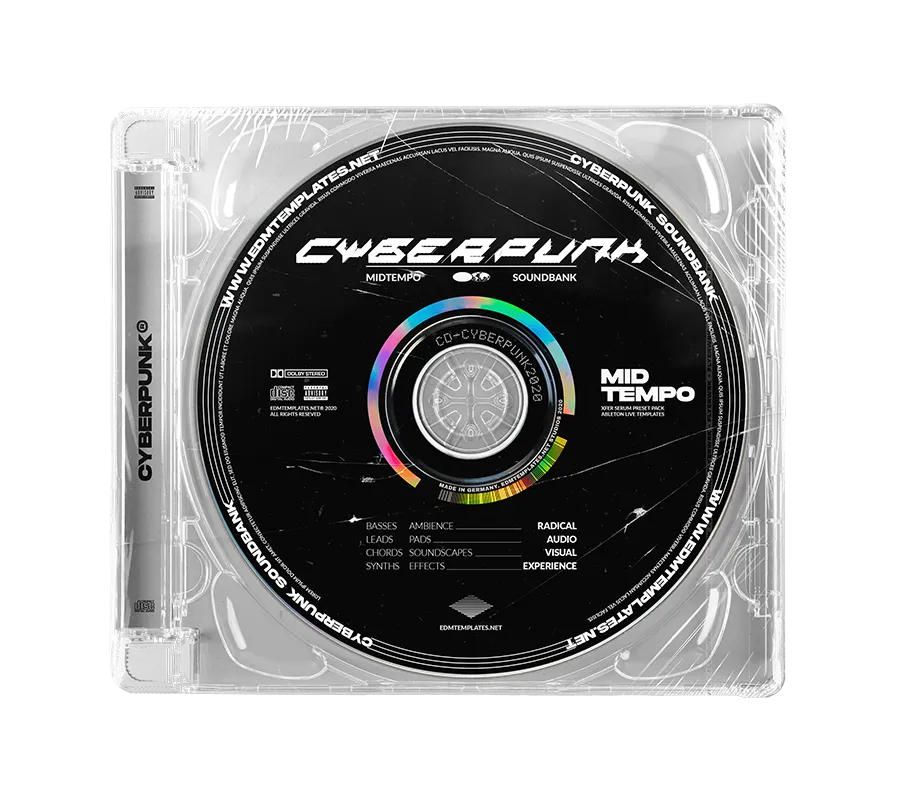 Cyberpunk Midtempo Serum Presets Cover Art