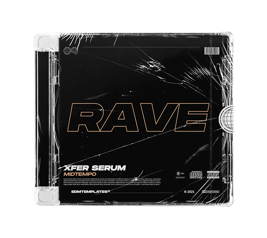 Rave Midtempo Serum Presets Cover Art