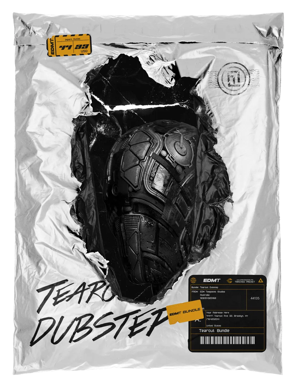EDM Templates Ultimate Tearout Dubstep Collection 2 Sample and Xfer Serum Preset Pack Ableton Cover Art